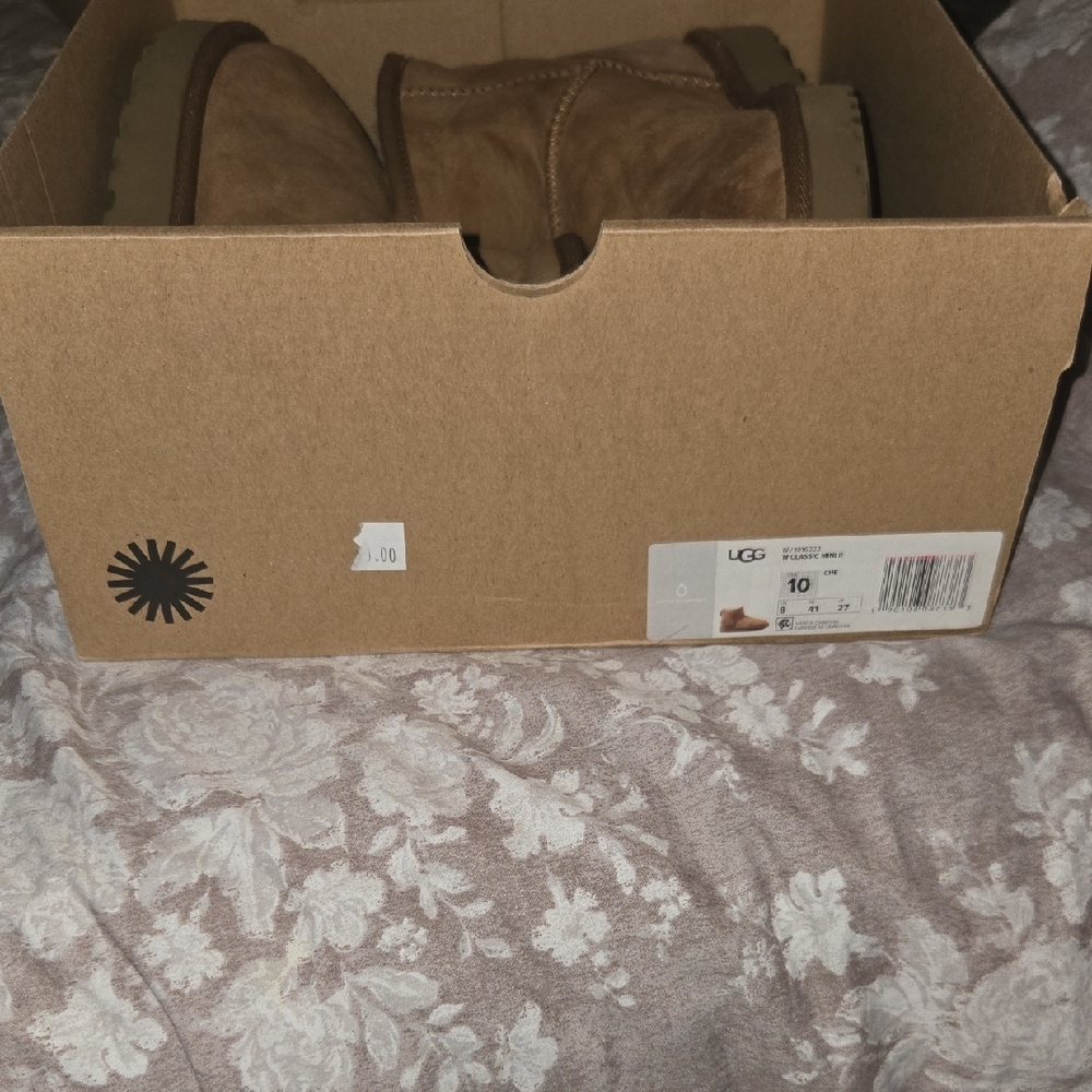 UGG Tan Shearling Suede Boots - Picture 10 of 12